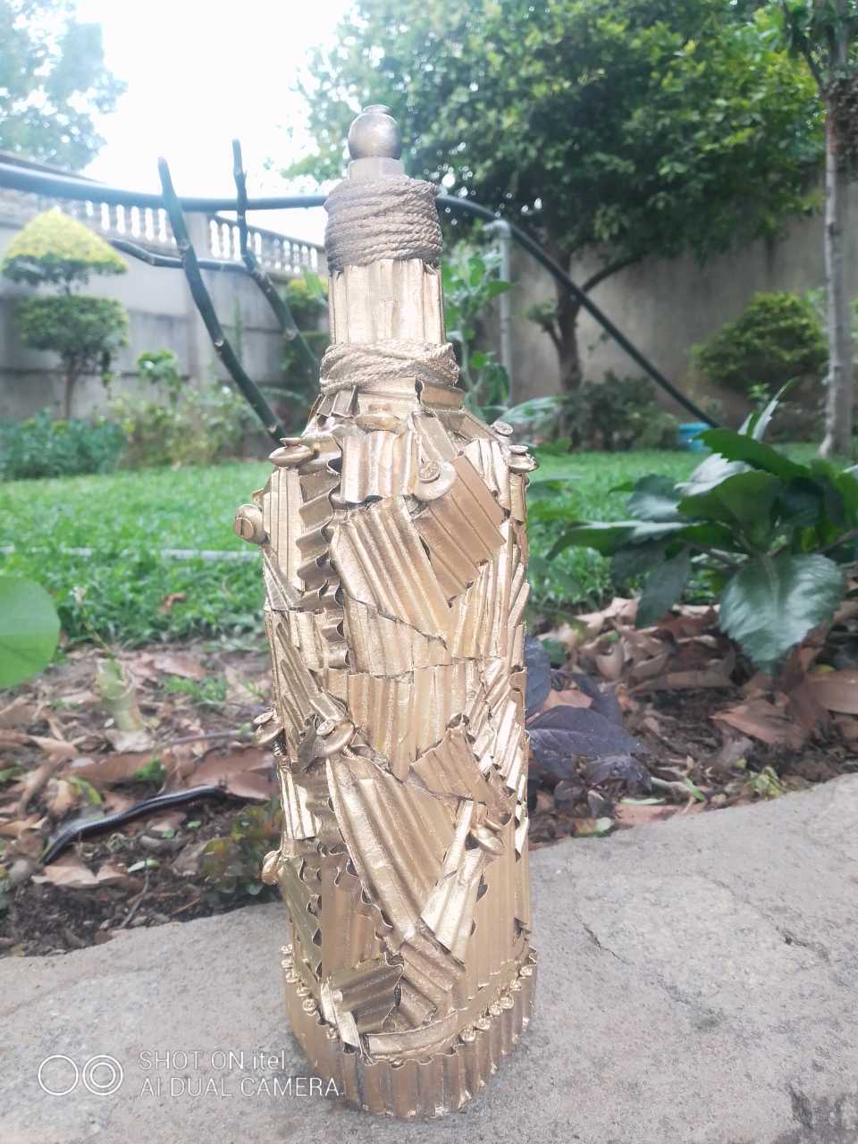 A picture of Hand crafted bottle decor ornaments