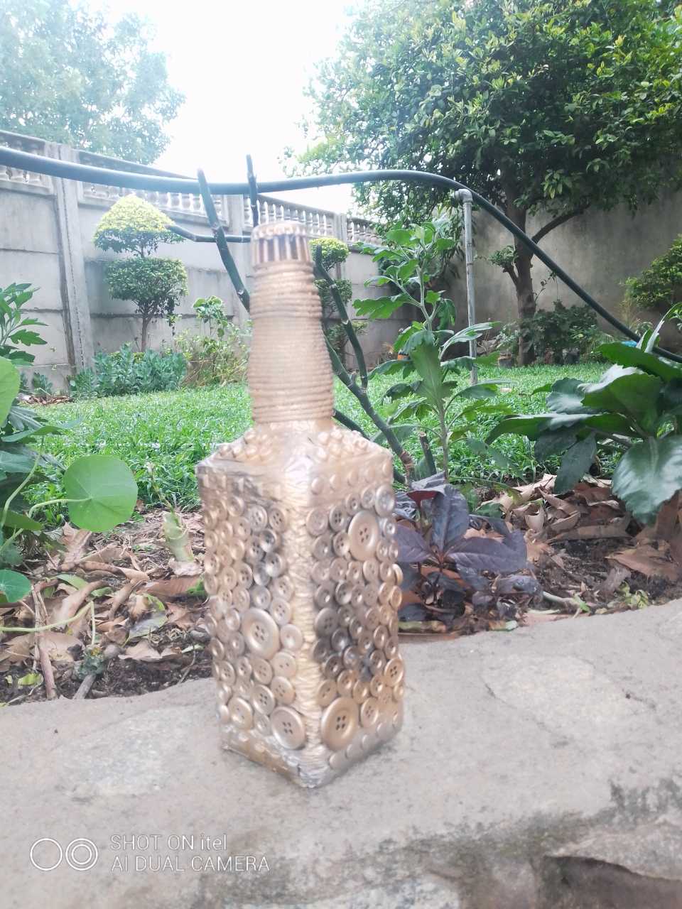A picture of Hand crafted bottle decor ornaments