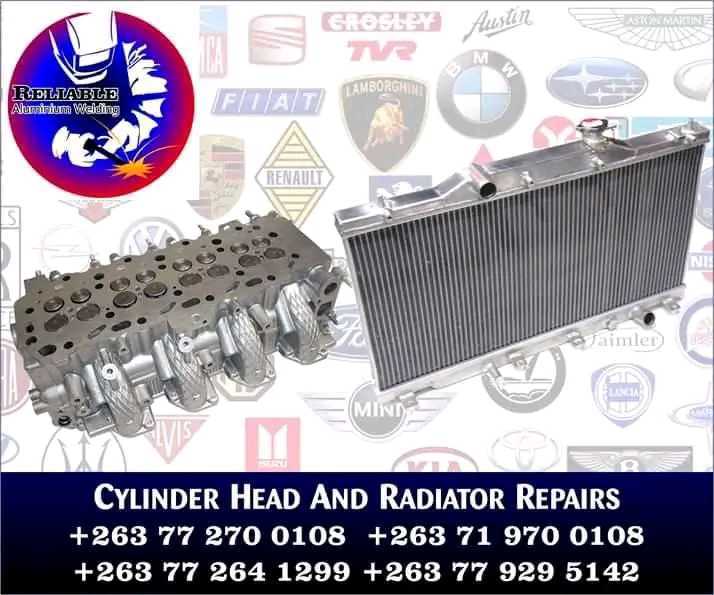 A picture of ALUMINIUM WELDING CYLINDER HEAD RECONDITIONING HELICOILS THREADS REPAIR RADIATOR SERVICES