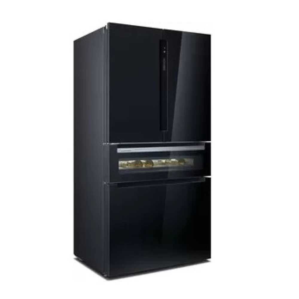 Siemens KF96RSBEA
Freestanding American Style Refrigeration - Black Glass Doors