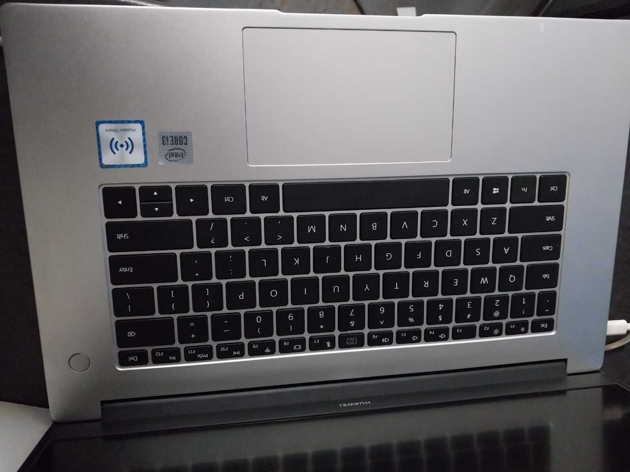 A picture of Huawei laptop 