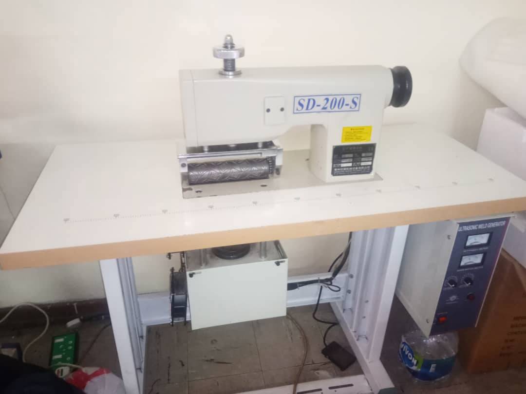 Ultrasonic embroidery machine