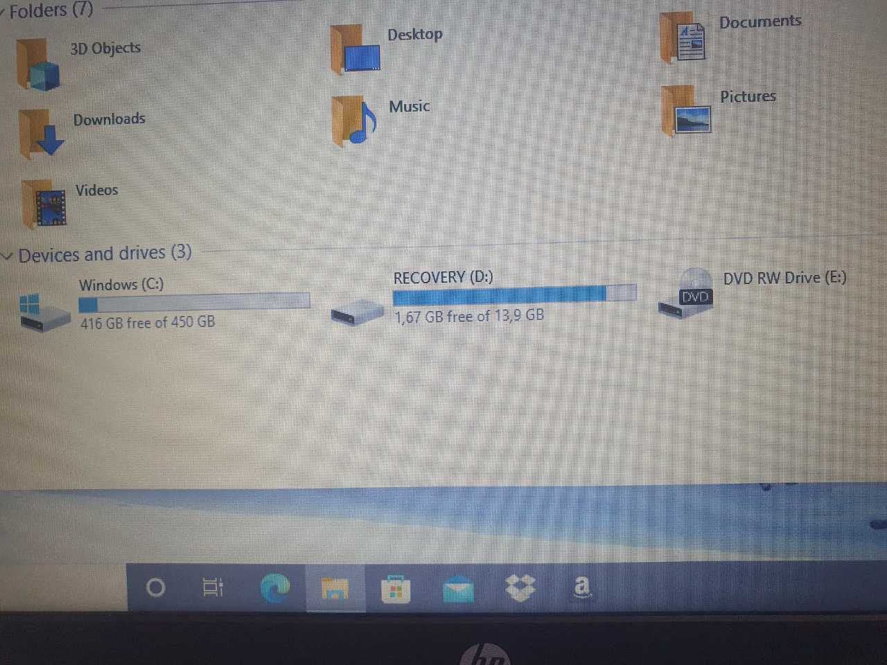 A picture of Hp laptop 