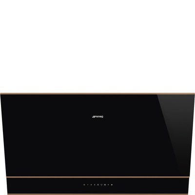 A picture of smeg KV694R Copper trim 90 CM DOLCE STIL NOVO ANGLED
