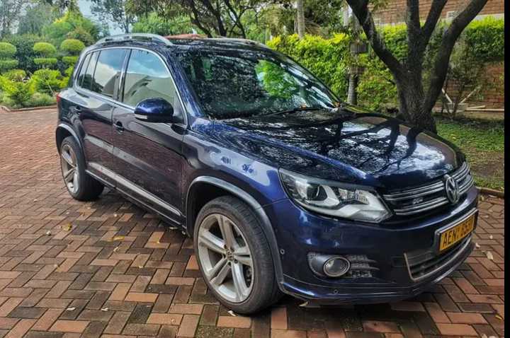 A picture of Vw Tiguan R line 2013 16800 Auto 130k mileage Sunroof Heated