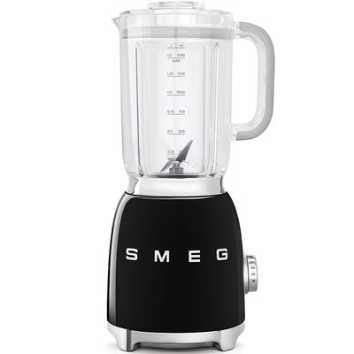 A picture of smeg BLF01BLSA Blenders Black 50 s Style