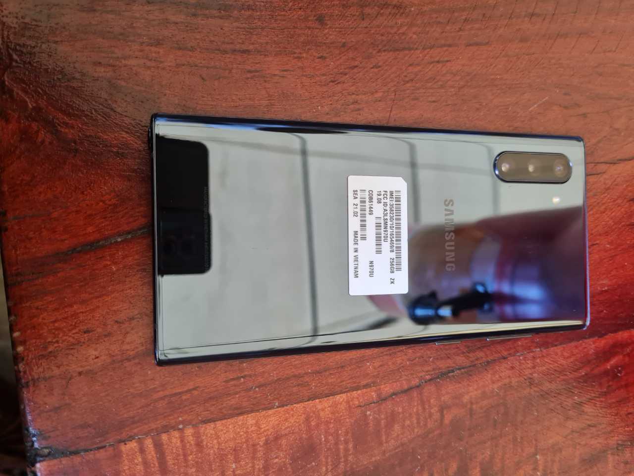 A picture of SAMSUNG NOTE 10 PRE OWNED 